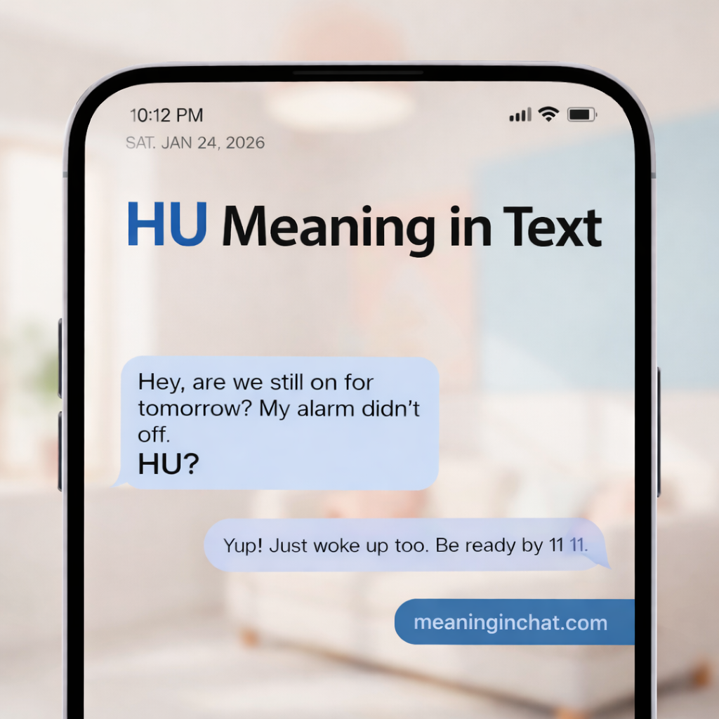 HU Meaning in Text