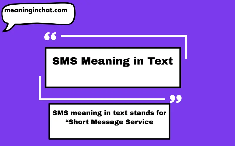 SMS Meaning in Text