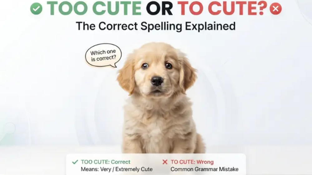 Too Cute or To Cute