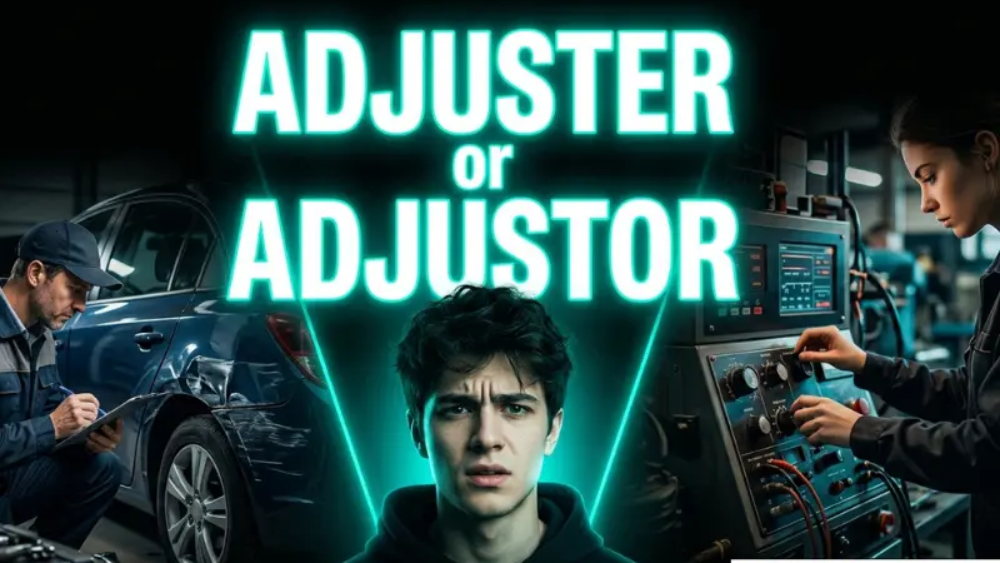 Adjuster or Adjustor