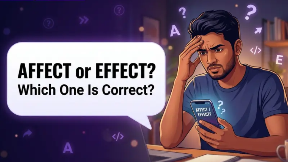 Affect or Effect