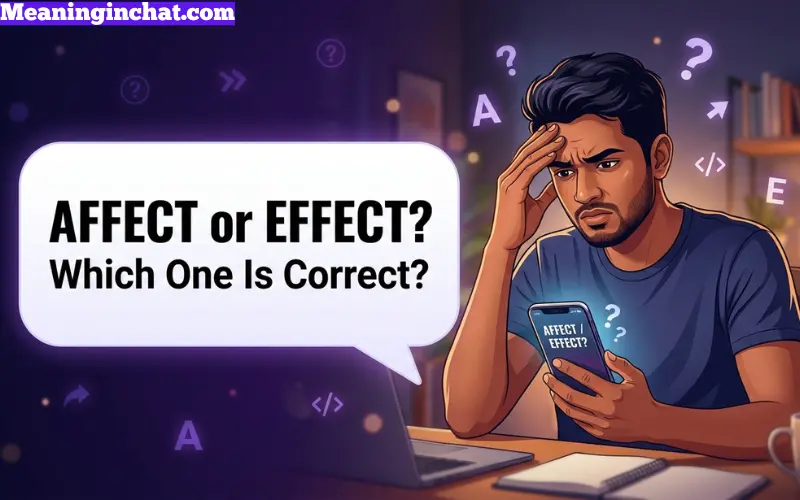 Affect or Effect