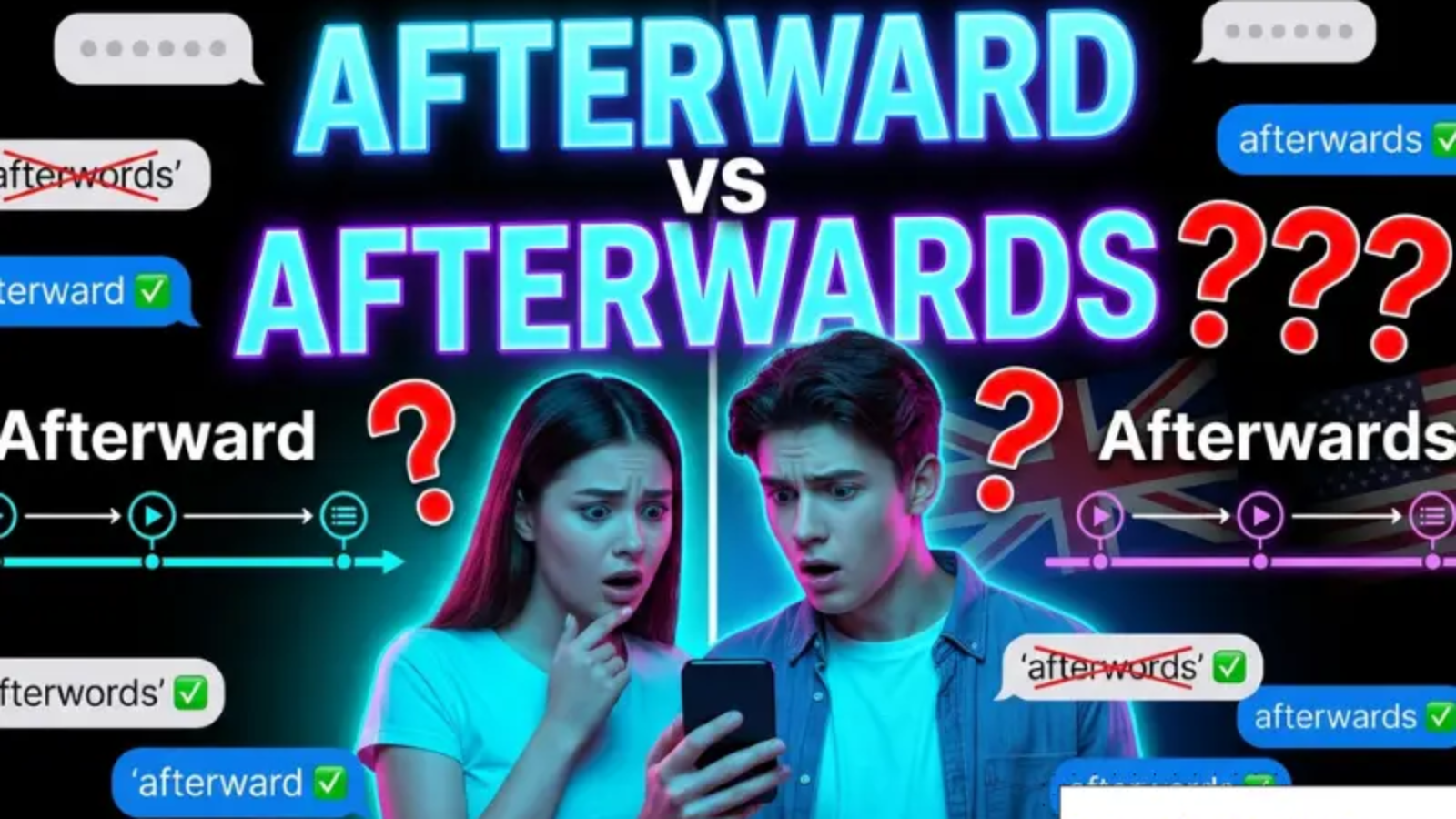 Afterward vs Afterwards