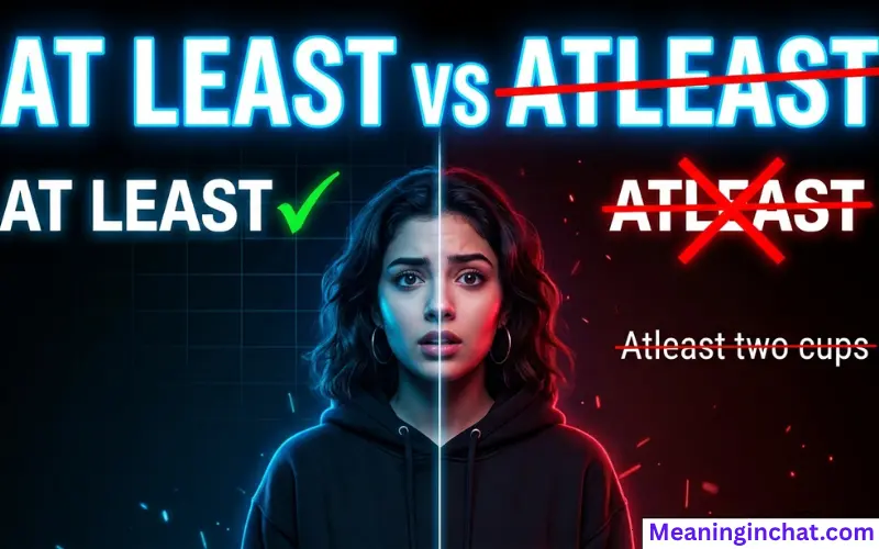 At Least vs Atleast