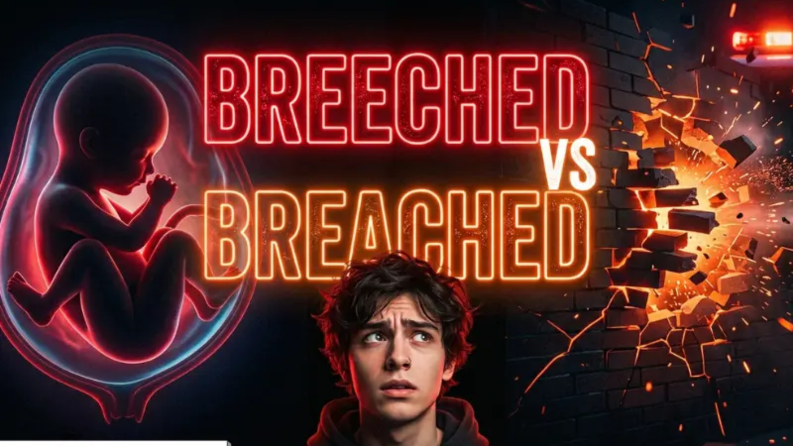 Breeched vs Breached