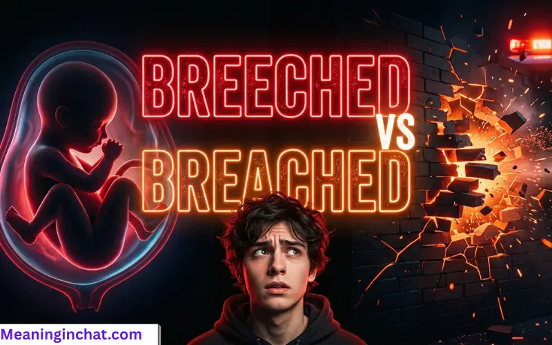 Breeched vs Breached