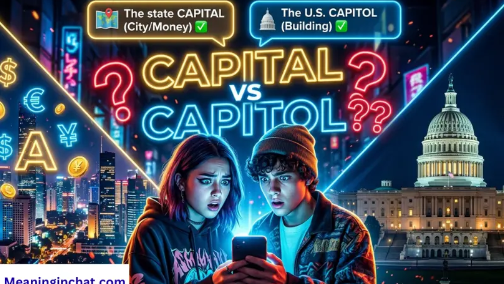 Capital vs Capitol
