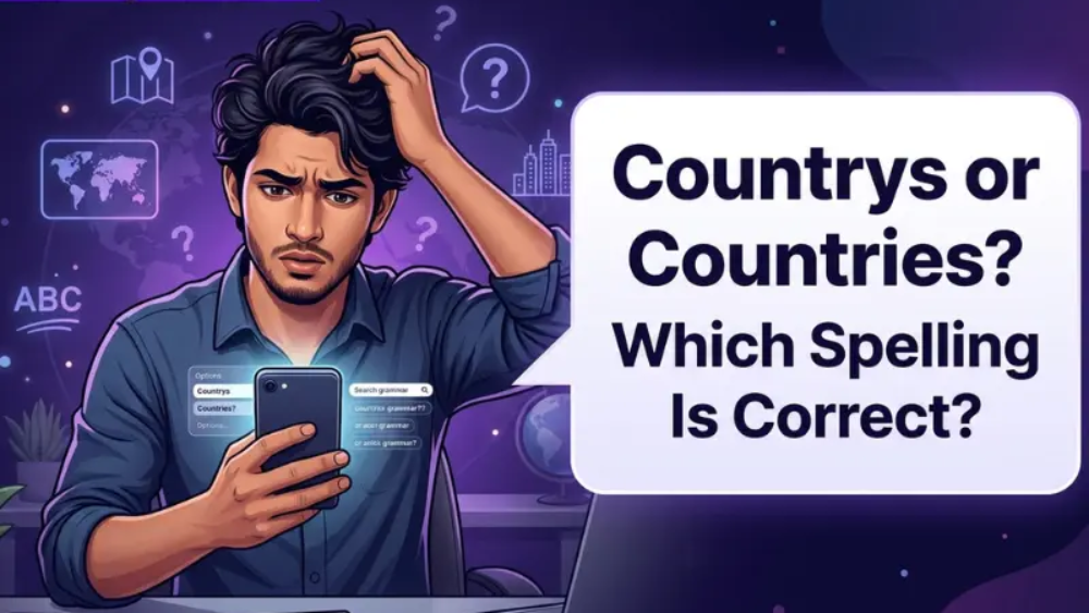 Countrys vs Countries