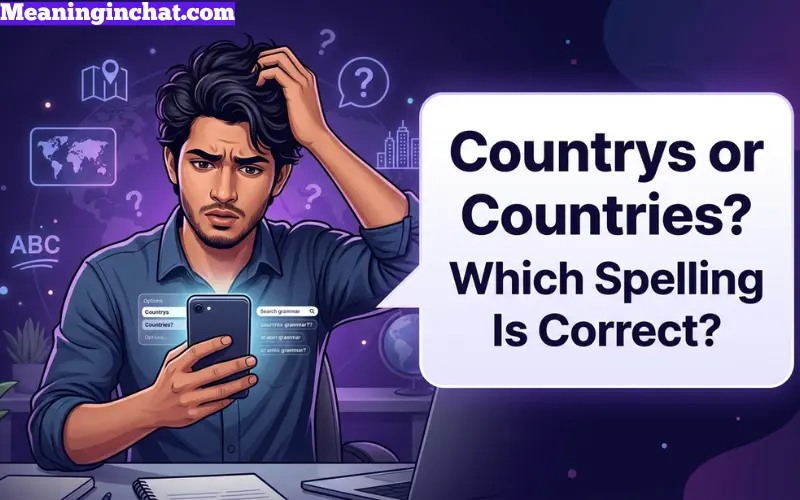 Countrys vs Countries