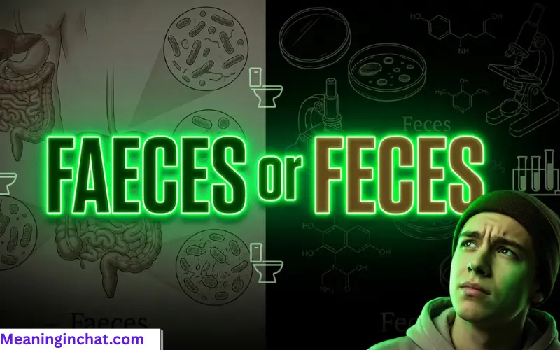 Faeces or Feces