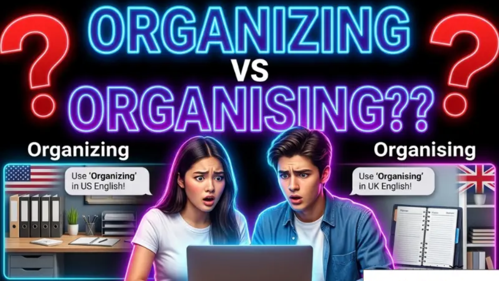 Organizing vs Organising