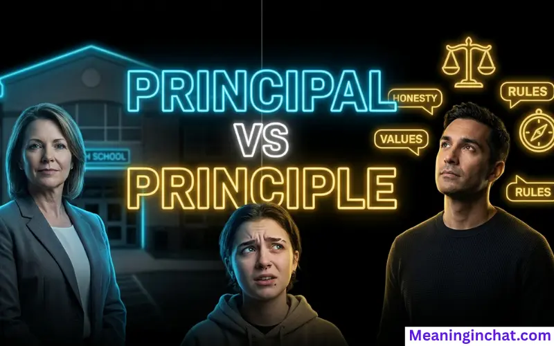 Principal vs Principle
