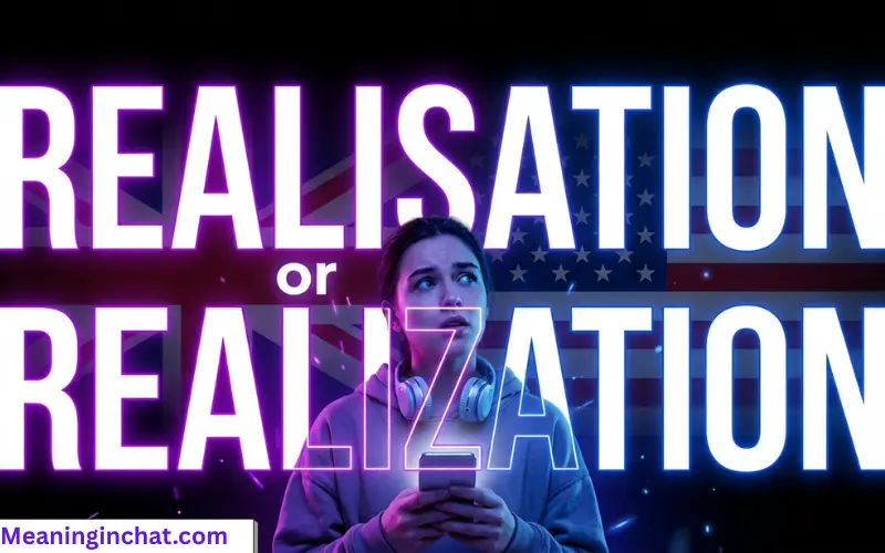 Realisation or Realization