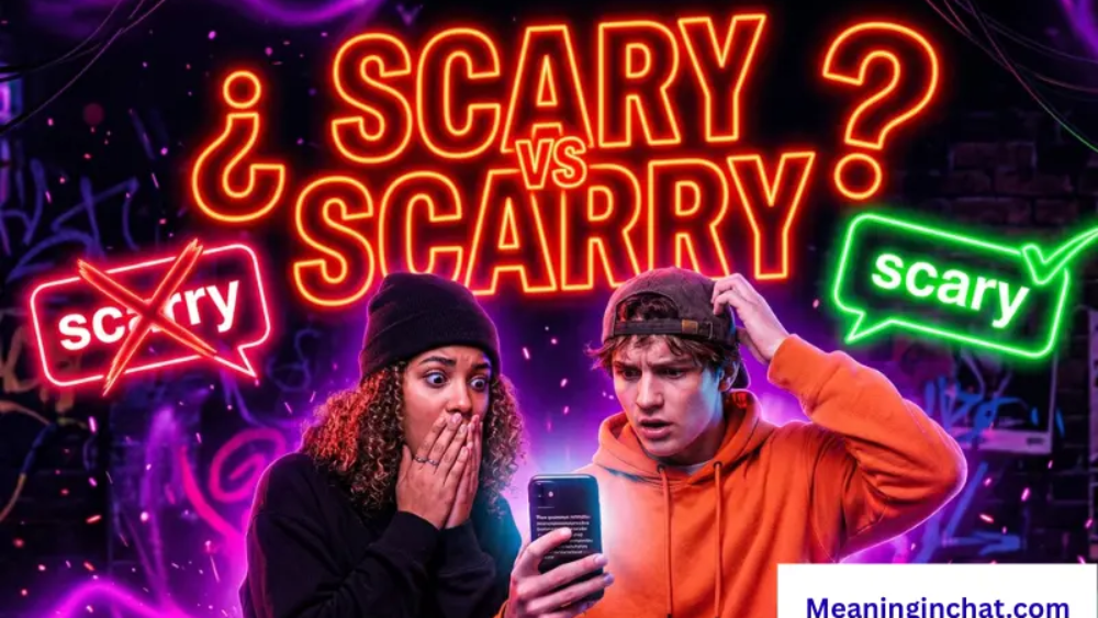Scary vs Scarry