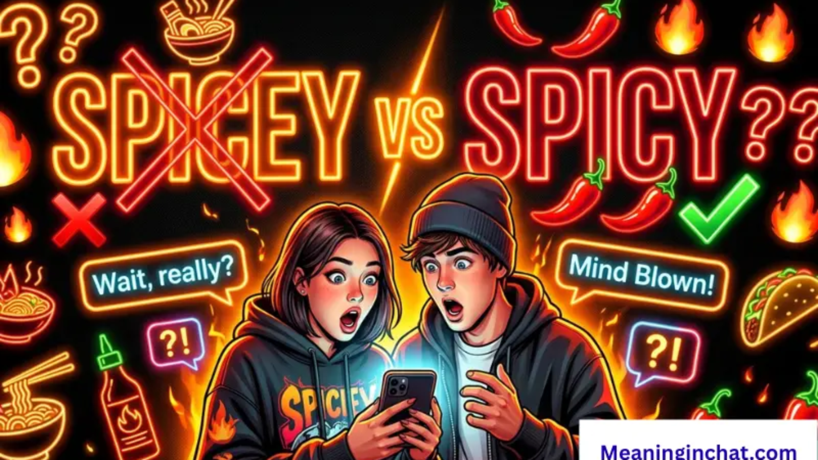 Spicey vs Spicy