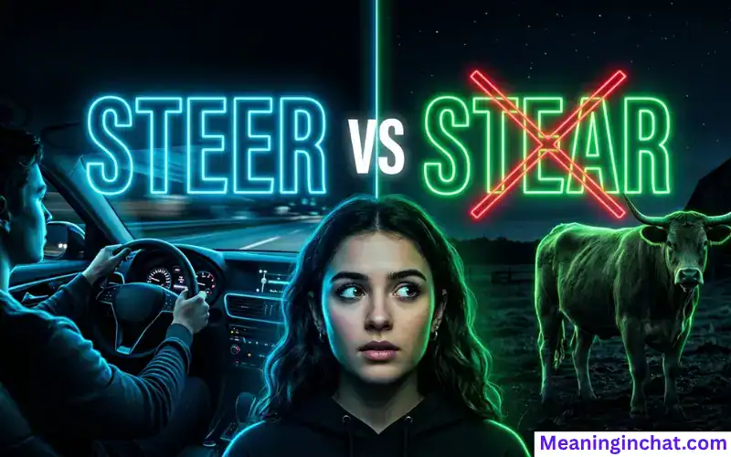 Steer vs Stear
