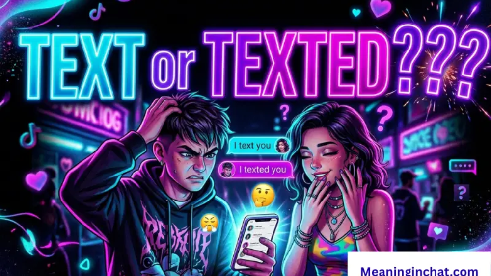 Text or Texted