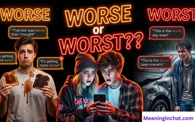 Worse or Worst