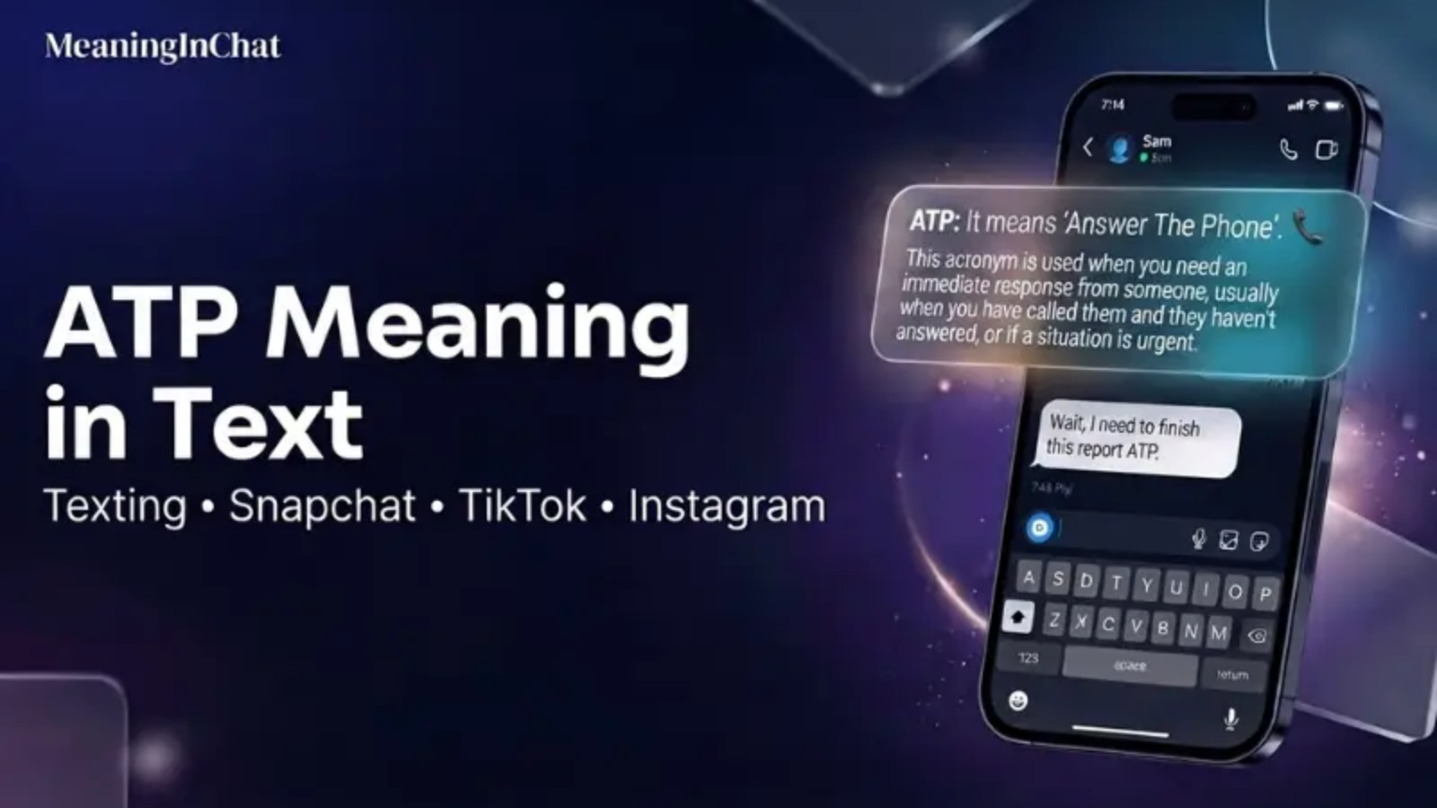 ATP Meaning in Text