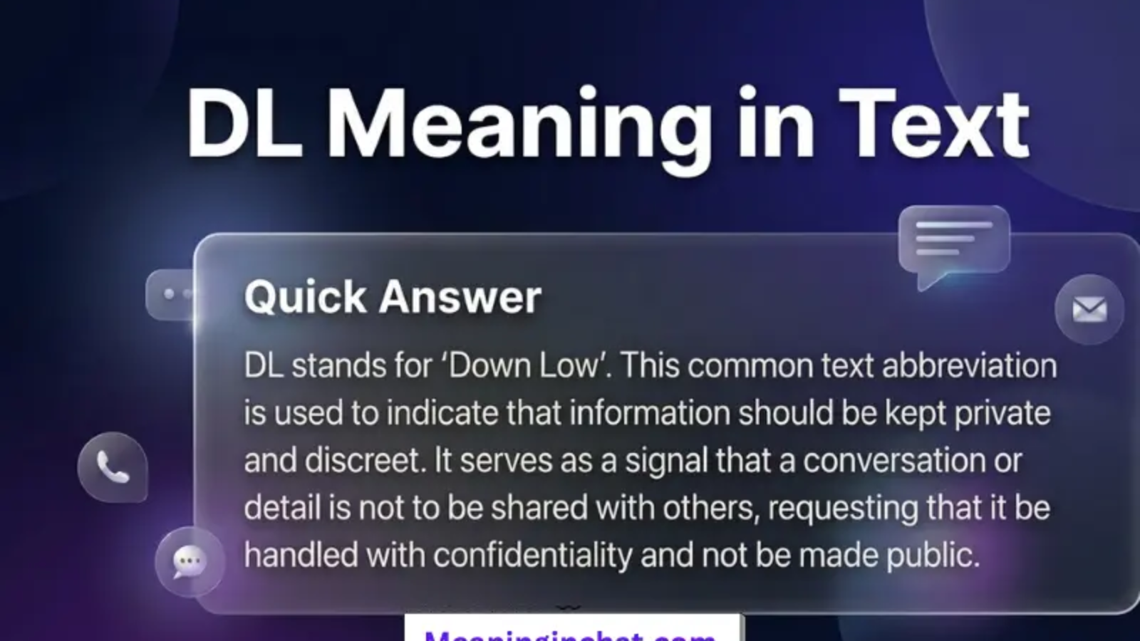 DL Meaning in Text