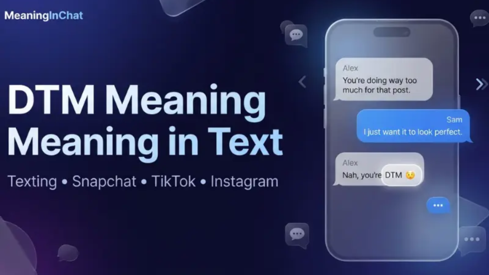 DTM Meaning in Text