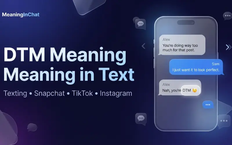 DTM Meaning in Text