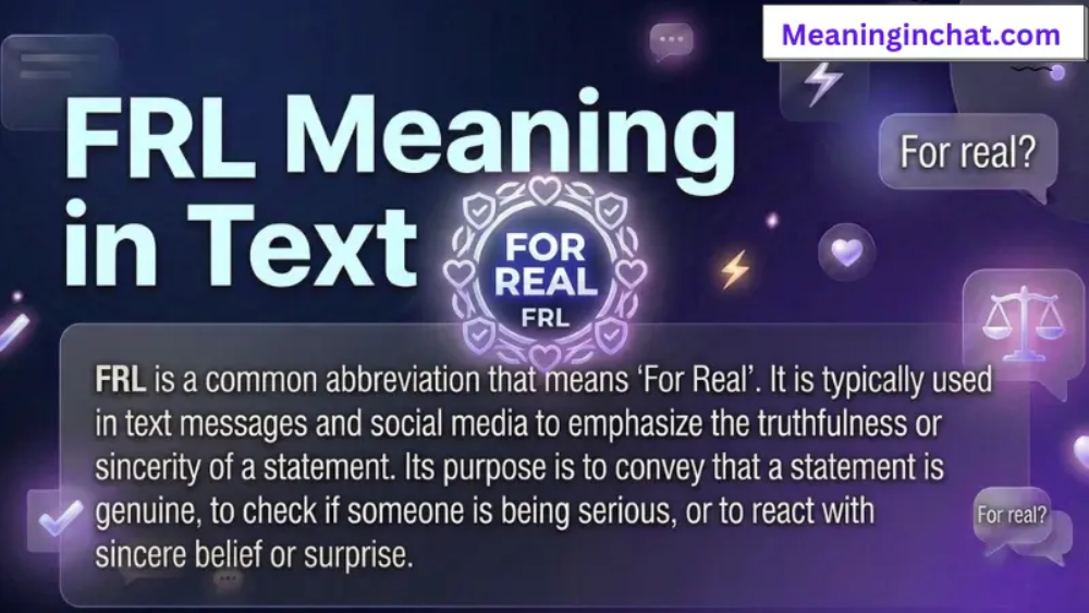 FRL Meaning in Text