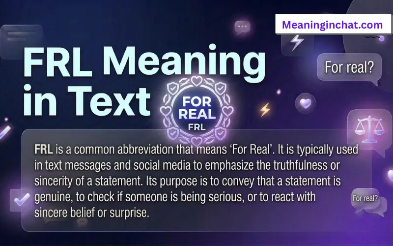 FRL Meaning in Text
