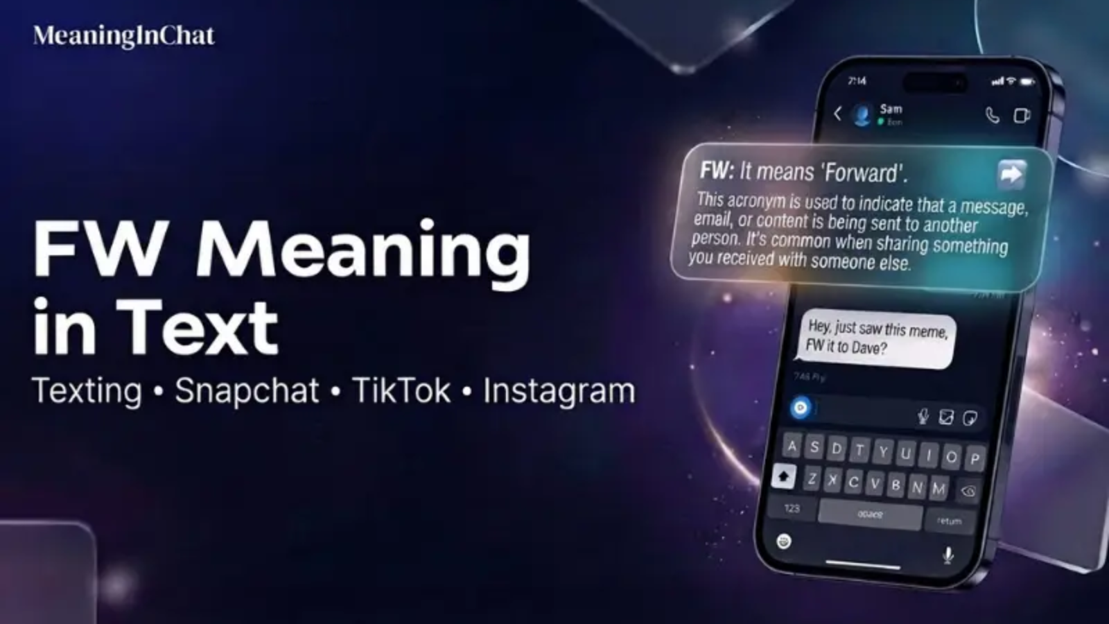FW Meaning in Text
