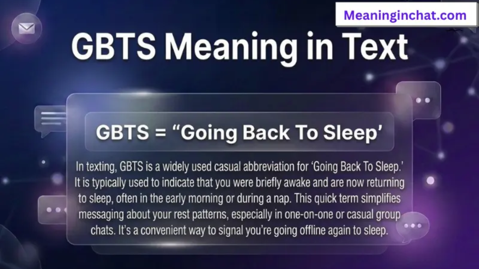 GBTS Meaning in Text