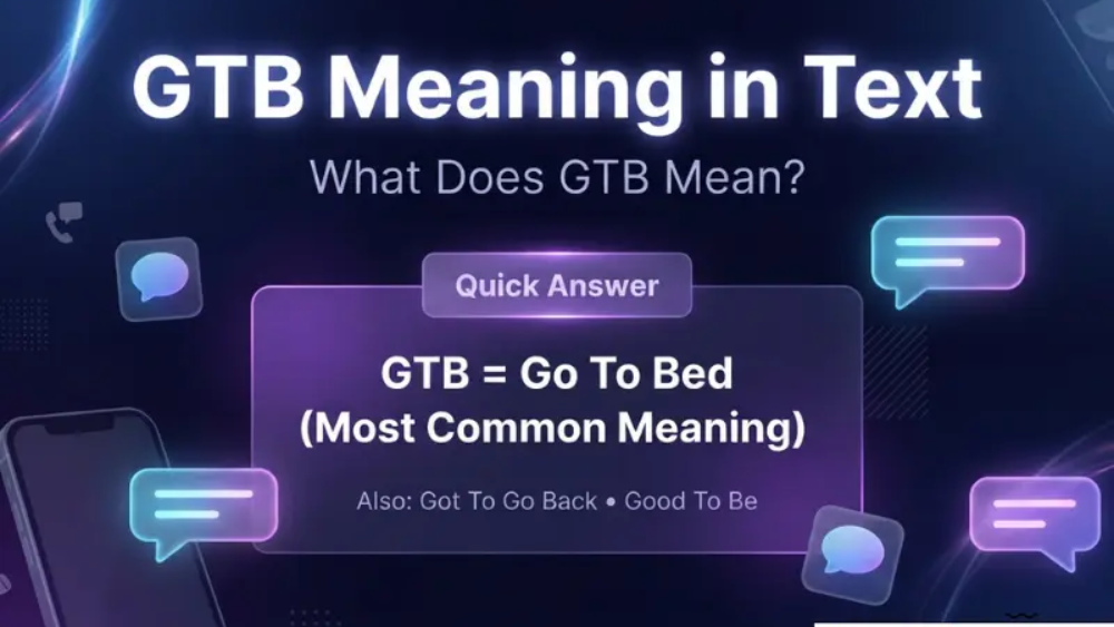 GTB Meaning in Text