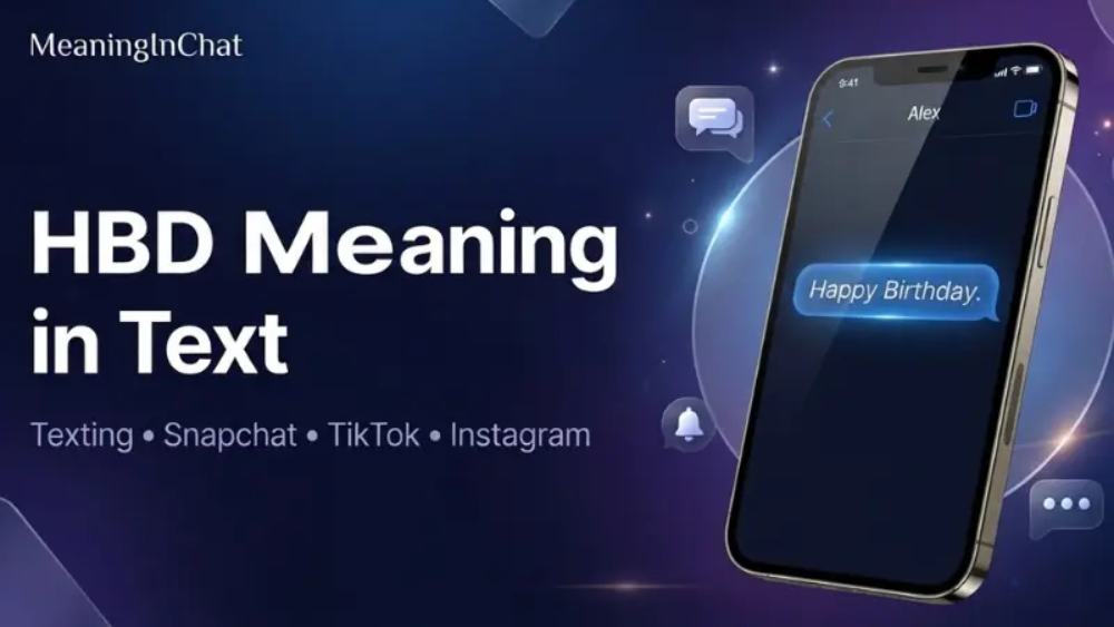 HBD Meaning in Text