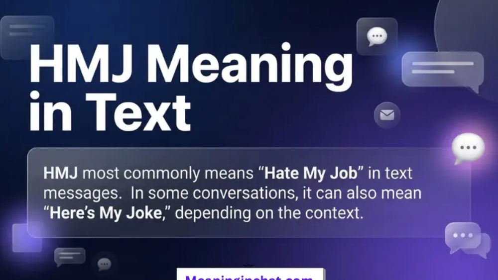 HMJ Meaning in Text