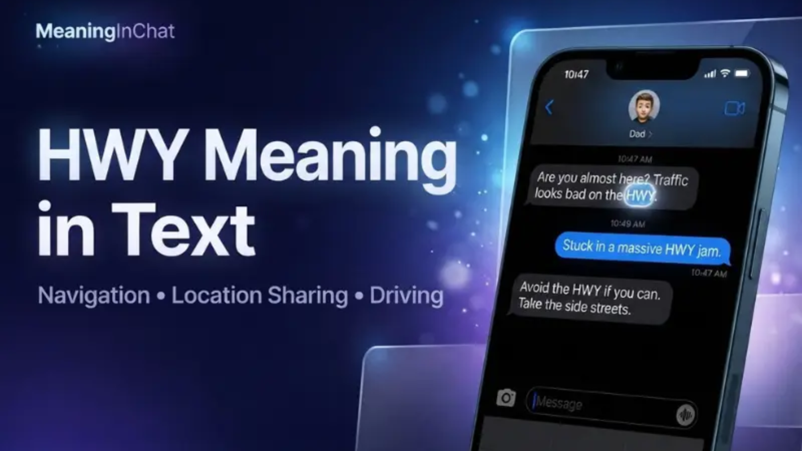 HWY Meaning in Text