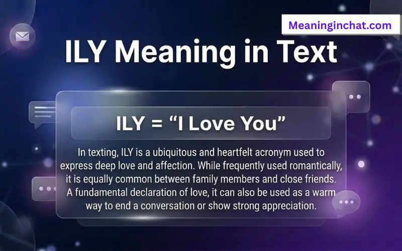 ILY Meaning in Text