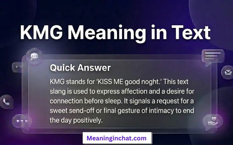 KMG Meaning in text
