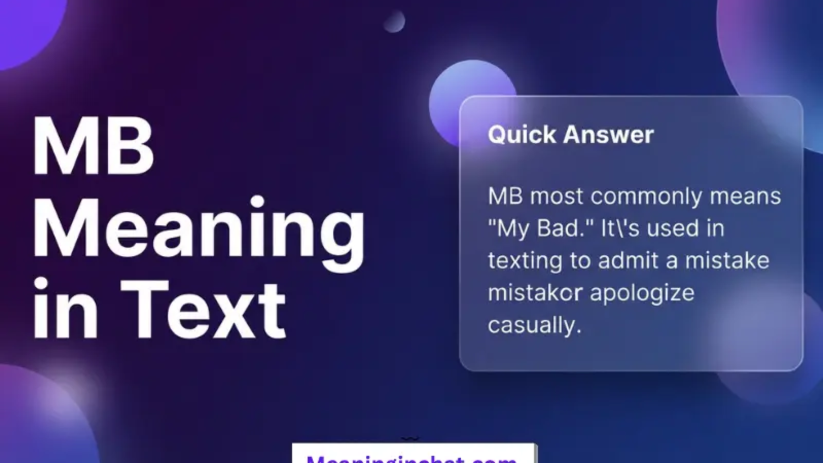 MB Meaning in Text
