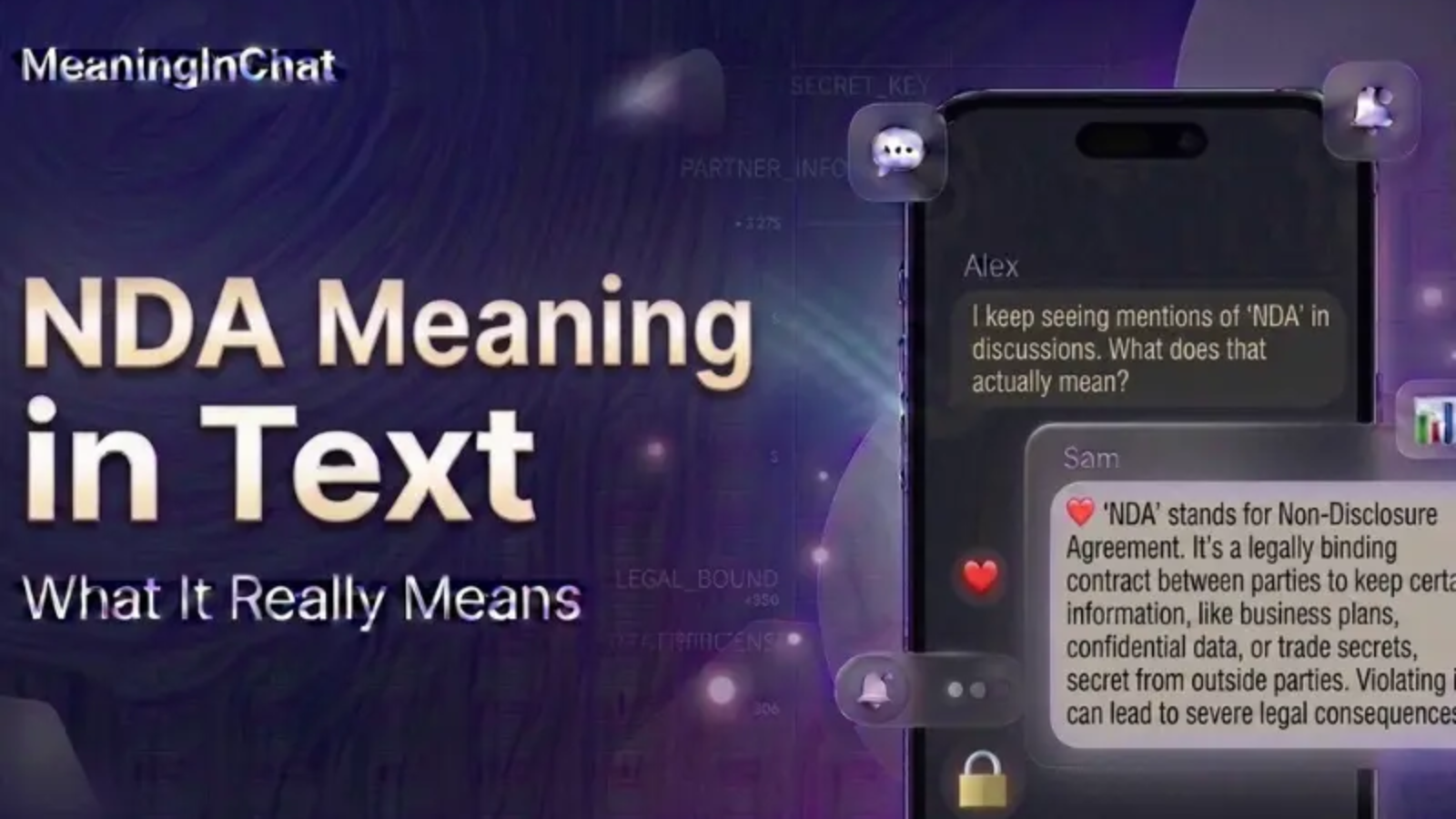 NDA Meaning in Text