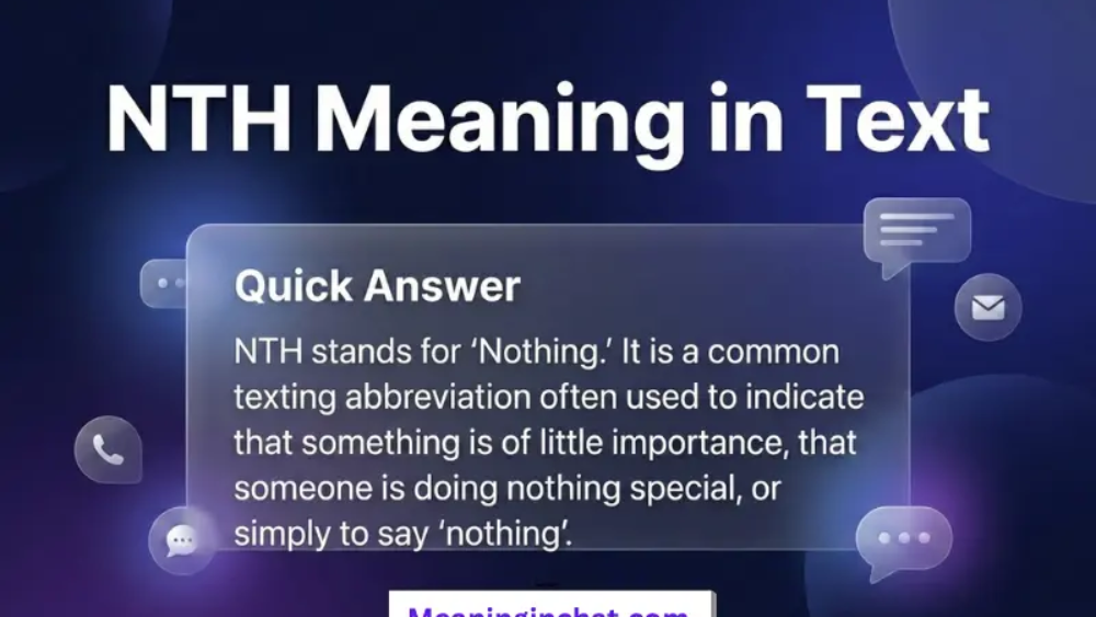 NTH Meaning in Text