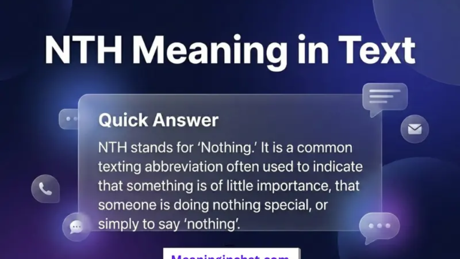 NTH Meaning in Text