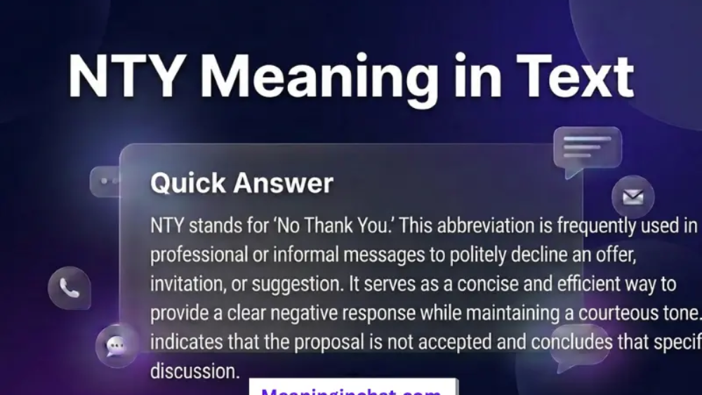 NTY Meaning in text