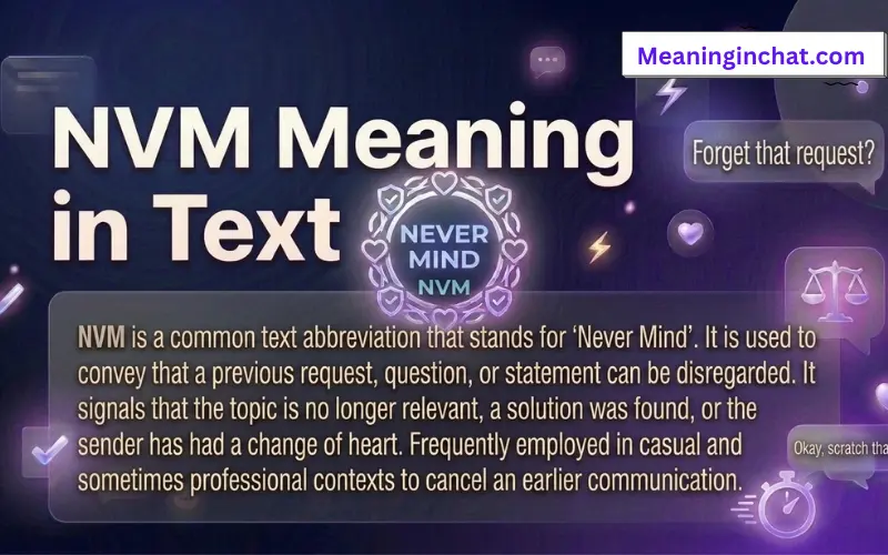 NVM Meaning in Text