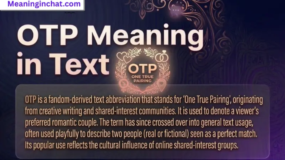 OTP Meaning in Text