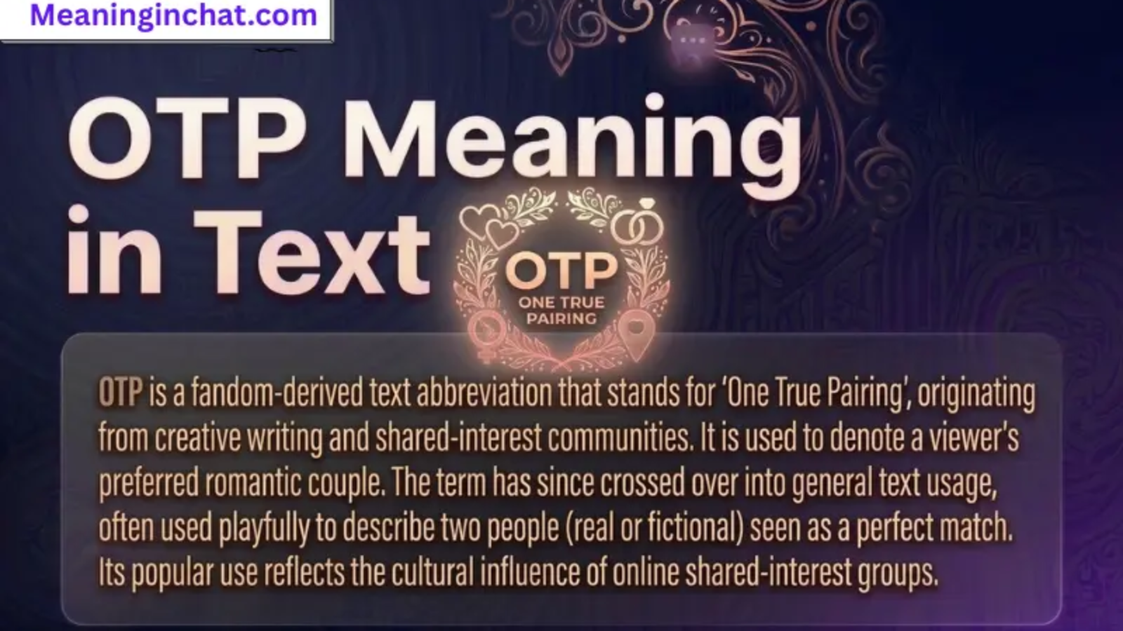 OTP Meaning in Text