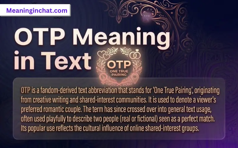 OTP Meaning in Text