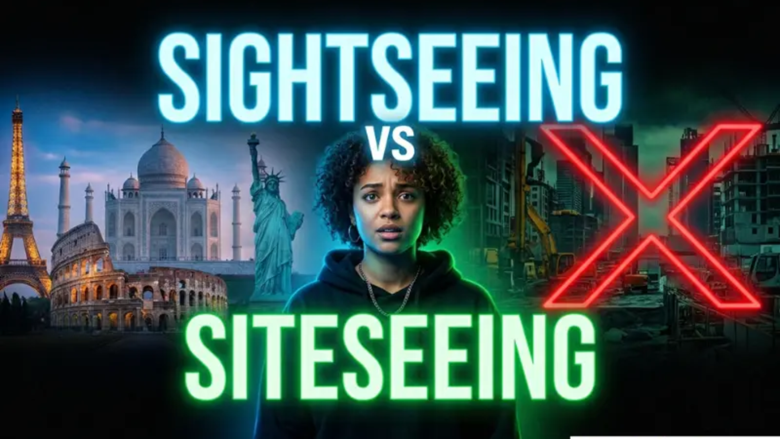 Sightseeing vs Siteseeing