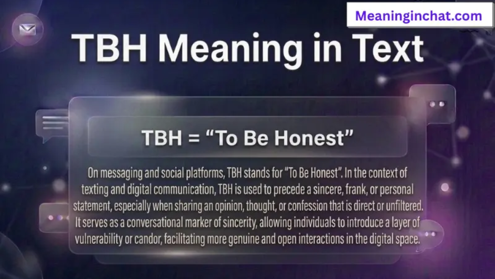 TBH Meaning in Text