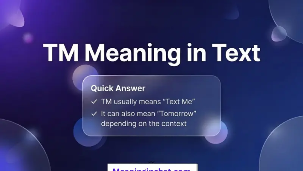 TM Meaning in Text