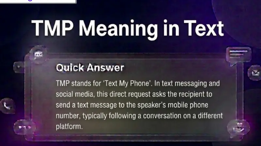 TMP Meaning in Text