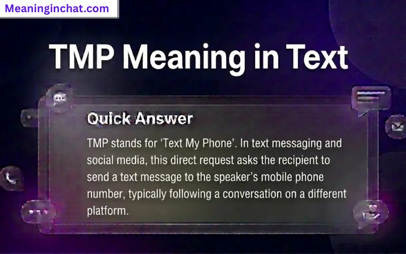 TMP Meaning in Text